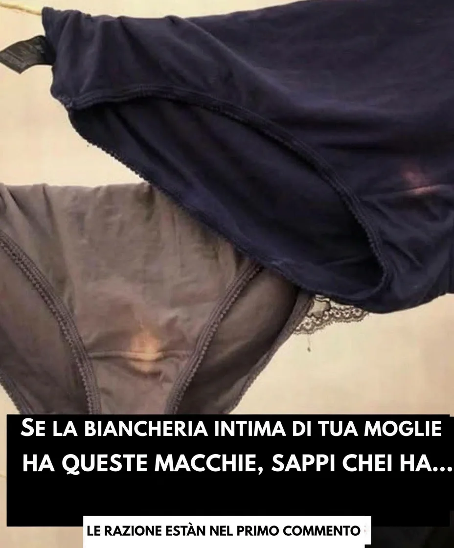 La biancheria intima di tua moglie presenta queste macchie? Ecco cosa significano!