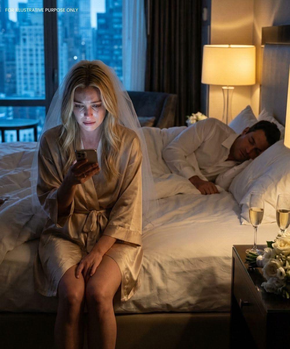 Risveglio Amaro: Un SMS nel Cuore della Notte Sconvolge la Notte di Nozze e Mette alla Prova la Fiducia