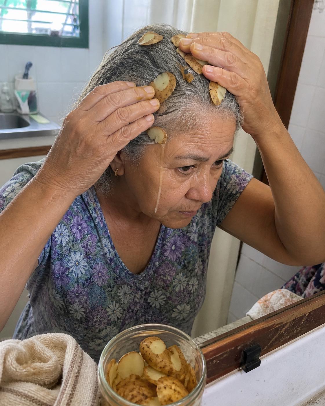 Sapevi che quando applichi le bucce di patata sui capelli succede qualcosa di inatteso?