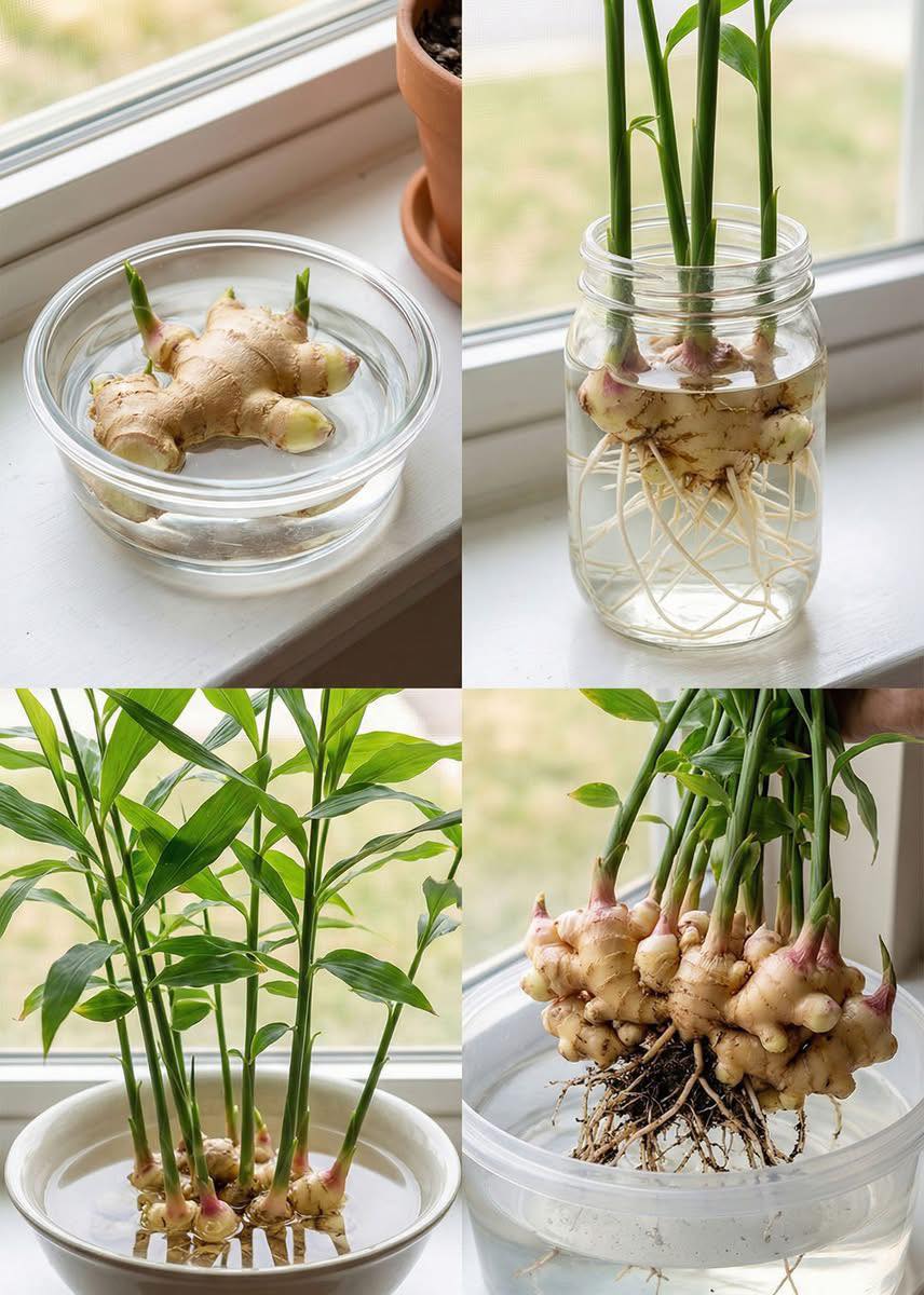Impara a coltivare lo zenzero con un solo bicchiere d'acqua (provato e approvato)